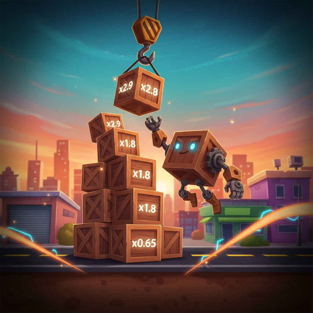 Tower Rush – jeu crash game par Galaxsys